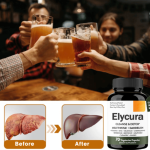 Elycura™ Liver Detox Capsule | Flush out toxins by 95% and restore liver health