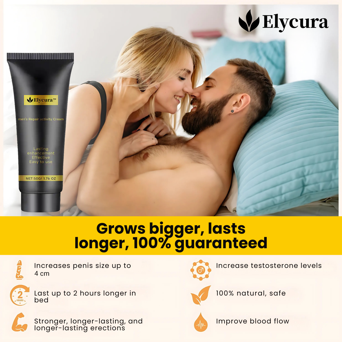 Elycura™ | Up to 4 cm More and 2 Hours of Unstoppable Power
