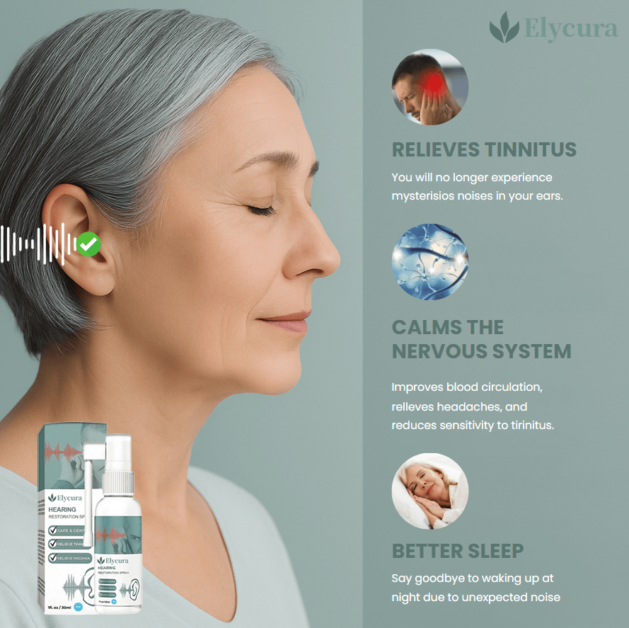 Elycura™ | Restore hearing and reduce tinnitus by up to 94% within the first week!