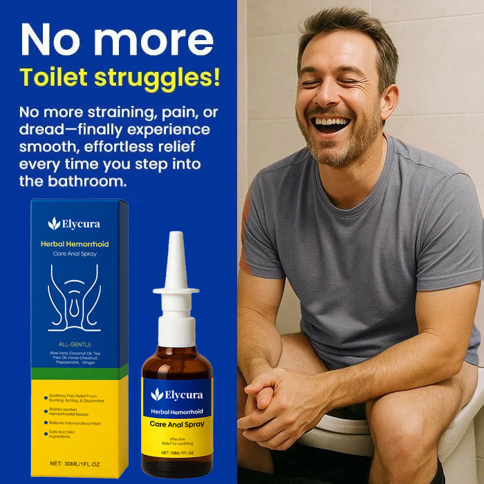 Elycura™ Herbal Hemorrhoid Treatment Care Anal Spray