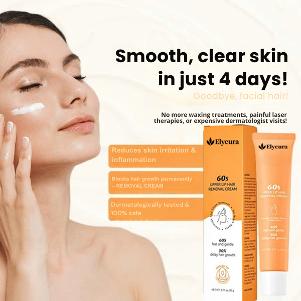 Elycura | Stop 97% of hormonal hair growth at the root in just 4 days!