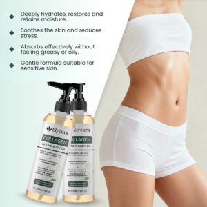 Elycura™ Collagen Oil | Tightens and lifts sagging skin by 98% within 24 hours